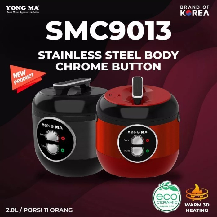 YONG MA Rice Cooker 2 Liter SMC-9013 | YONG MA Magic Com 2L SMC 9013