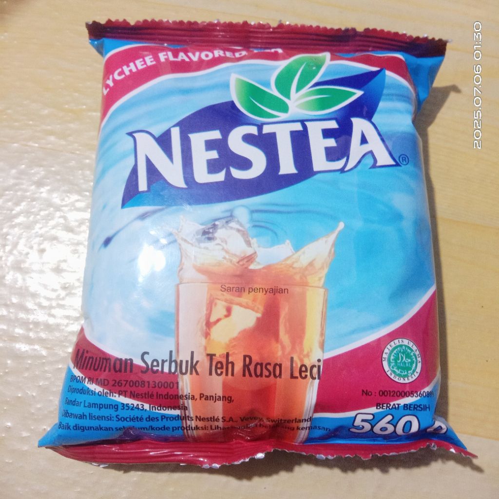 

Lychee Tea Nestea 560 grm Nestle