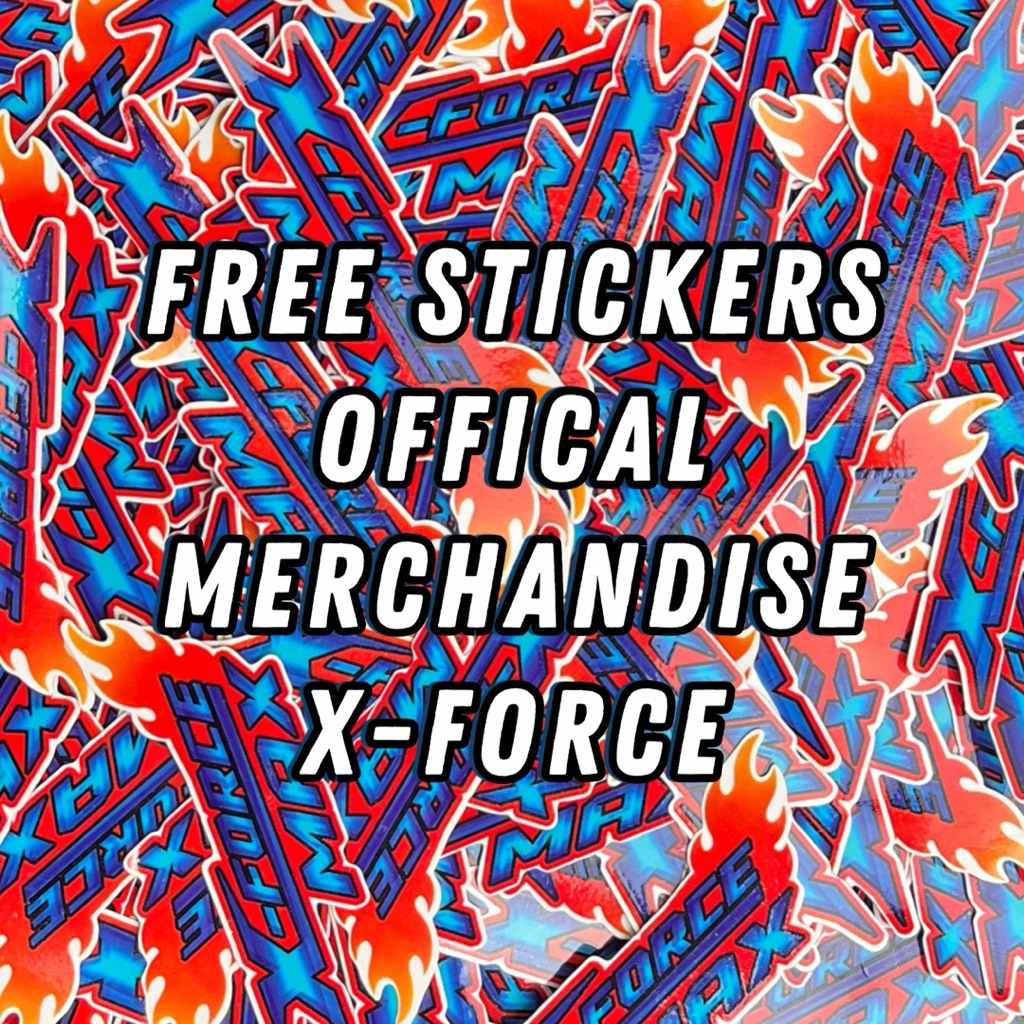 

Stiker Merchandise X-Force Series Max-1 Limited Edition