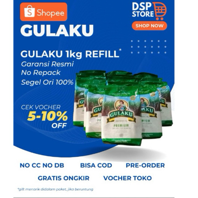 

Gulakau kemasan 1Kg berkualitas