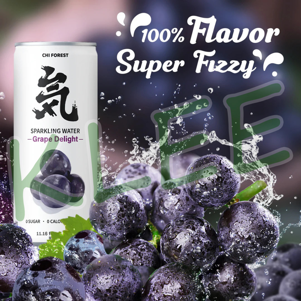

CHI Forest Sparkling Water Bebas Gula Grape Delight 330ml