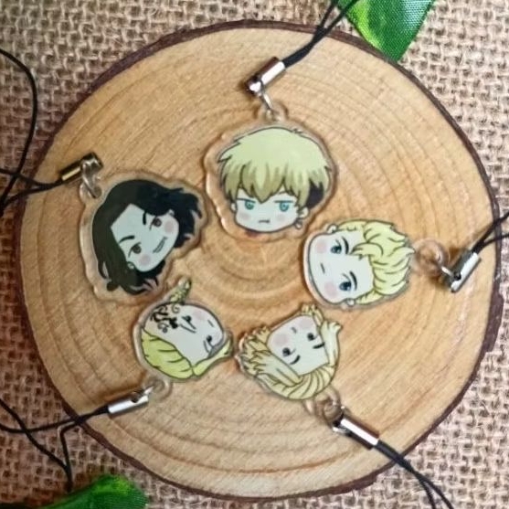 TOKYO REVENGERS Phone Strap Keychain | Gantungan HP Anime Fanmerch by Candies