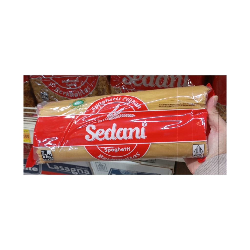 

SEDANI SPAGHETTI 1 KG ISI 3 PCS