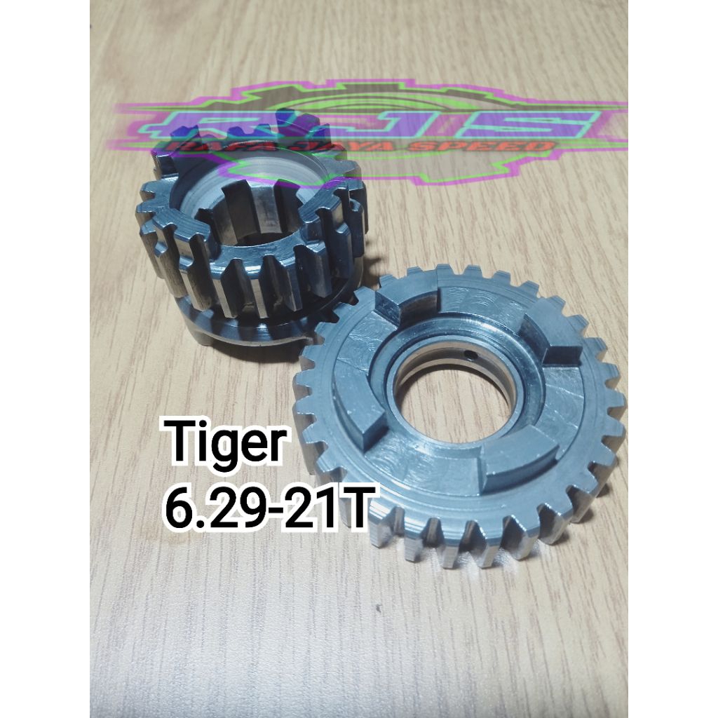 rasio racing Tiger gigi 6.29-21T
