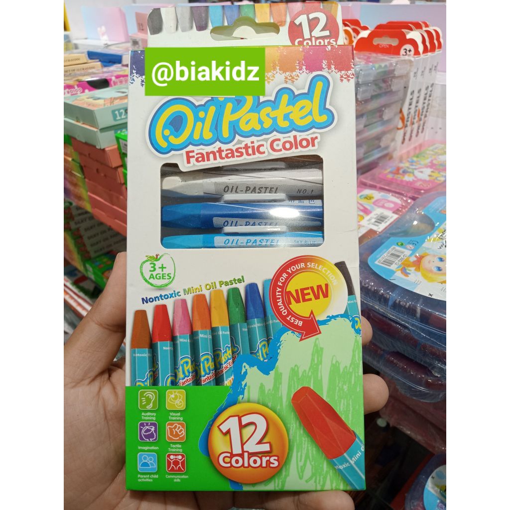 

Oil Pastel 12 colors Fantastic Color