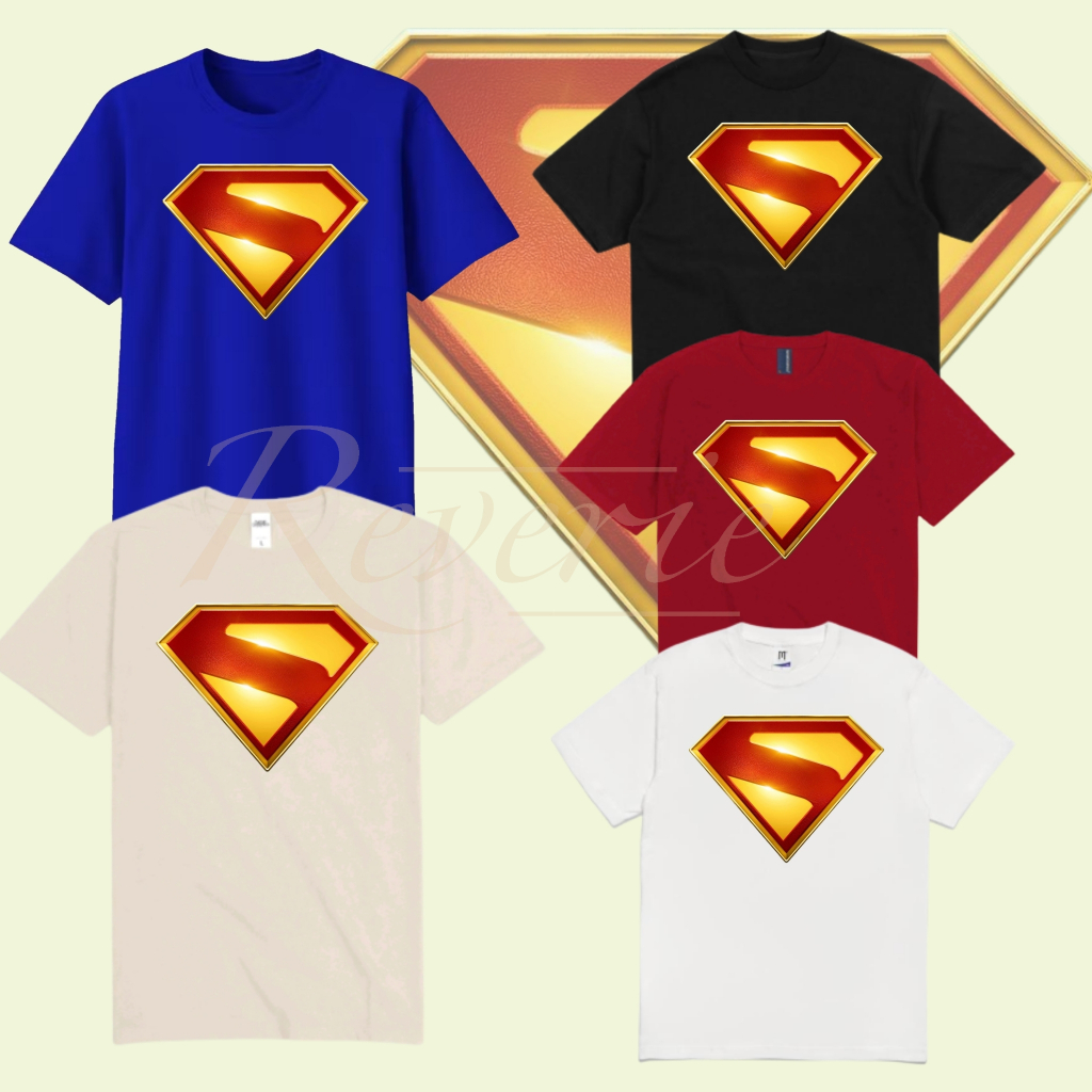 KAOS BAJU SUPERMAN TSHIRT MOVIE SUPER MAN LOGO COUPLE DEWASA FAMILY OUTFIT