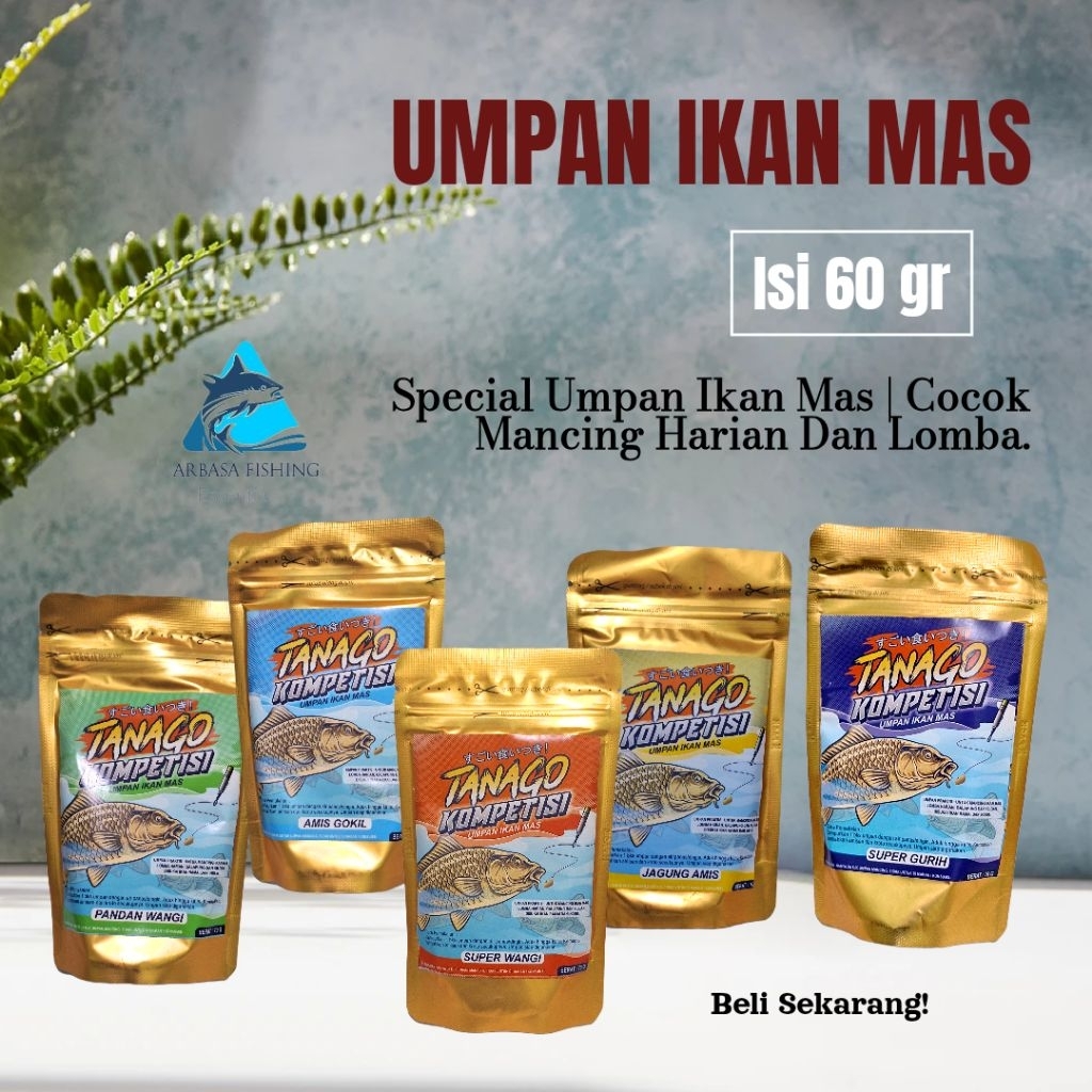 Umpan Ikan Mas Tanago Kompetisi Isi 70Gr | Umpan Jepang Tanago Kompetisi