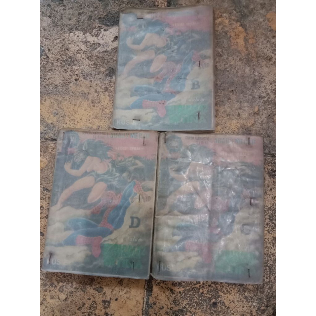 Komik Indonesia jadul Kus Br Super fantastic serial Labah2 merah dalam serigala2 betina menyebar mau