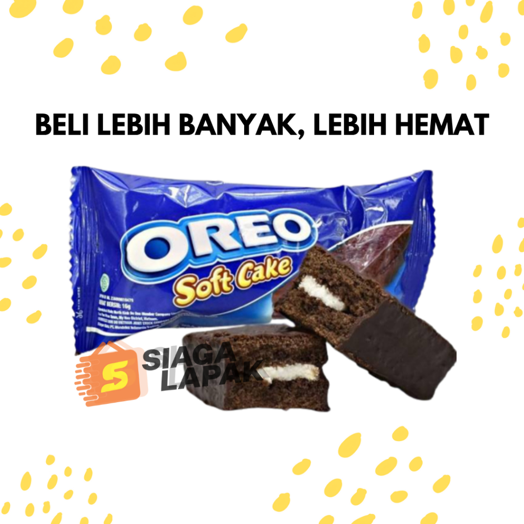 

Oreo Soft Cake ECERAN 1 PCS Bolu Coklat Isi Krim Chocolate [BELI BANYAK LEBIH MURAH]