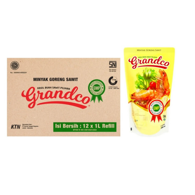 

Grandco Minyak Goreng 1 Liter isi 12 pcs