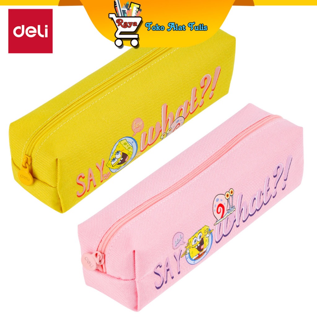 

Deli Pencil Pouch Kotak Pensil Edisi Spongeboob EH979