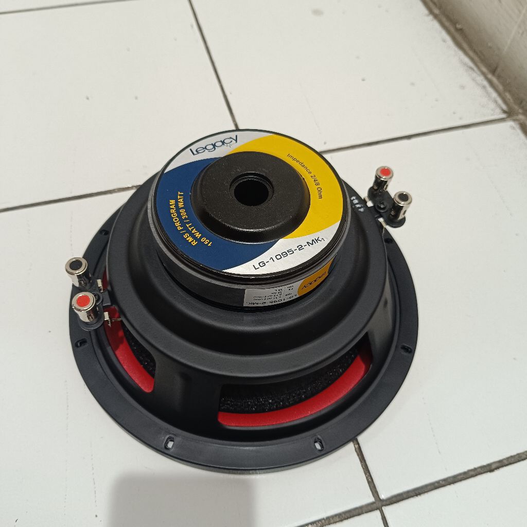 Speaker Subwoofer 10 inch Legacy 1095-2 Double Coil Original Speaker Subwoofer 10 inch Legacy 1095-2