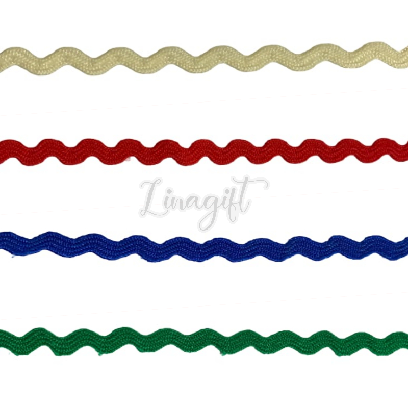 

( 3 Meter ) RENDA BIKA BIKU / RENDA ZIG ZAG / LEBAR 0.5 CM