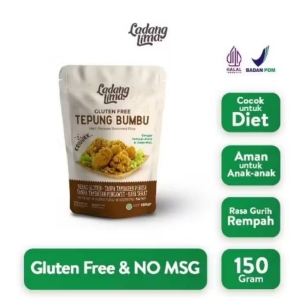 

Ladang Lima Tepung Bumbu Gluten free150g