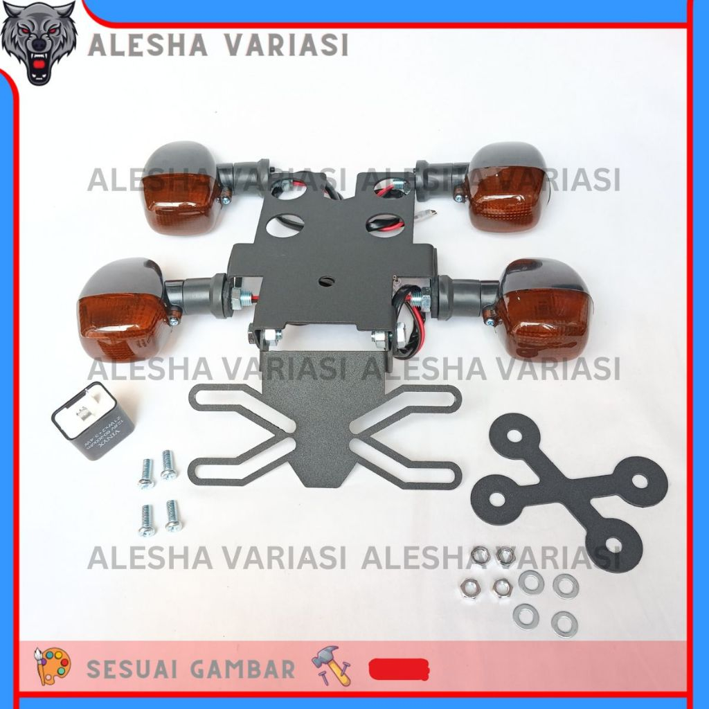 TAIL TIDY XSR 155 SPAKBOR BELAKANG XSR 155 SEIN NINJA DUDUKAN PLAT NOMOR XSR 155 NOPOL XSR 155