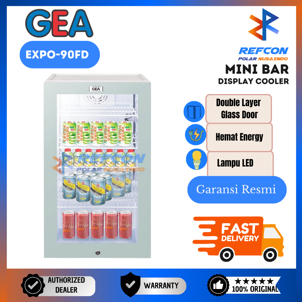Showcase / Display Chiller Mini GEA EXPO-90FD / EXPO90FD [92 Liter]