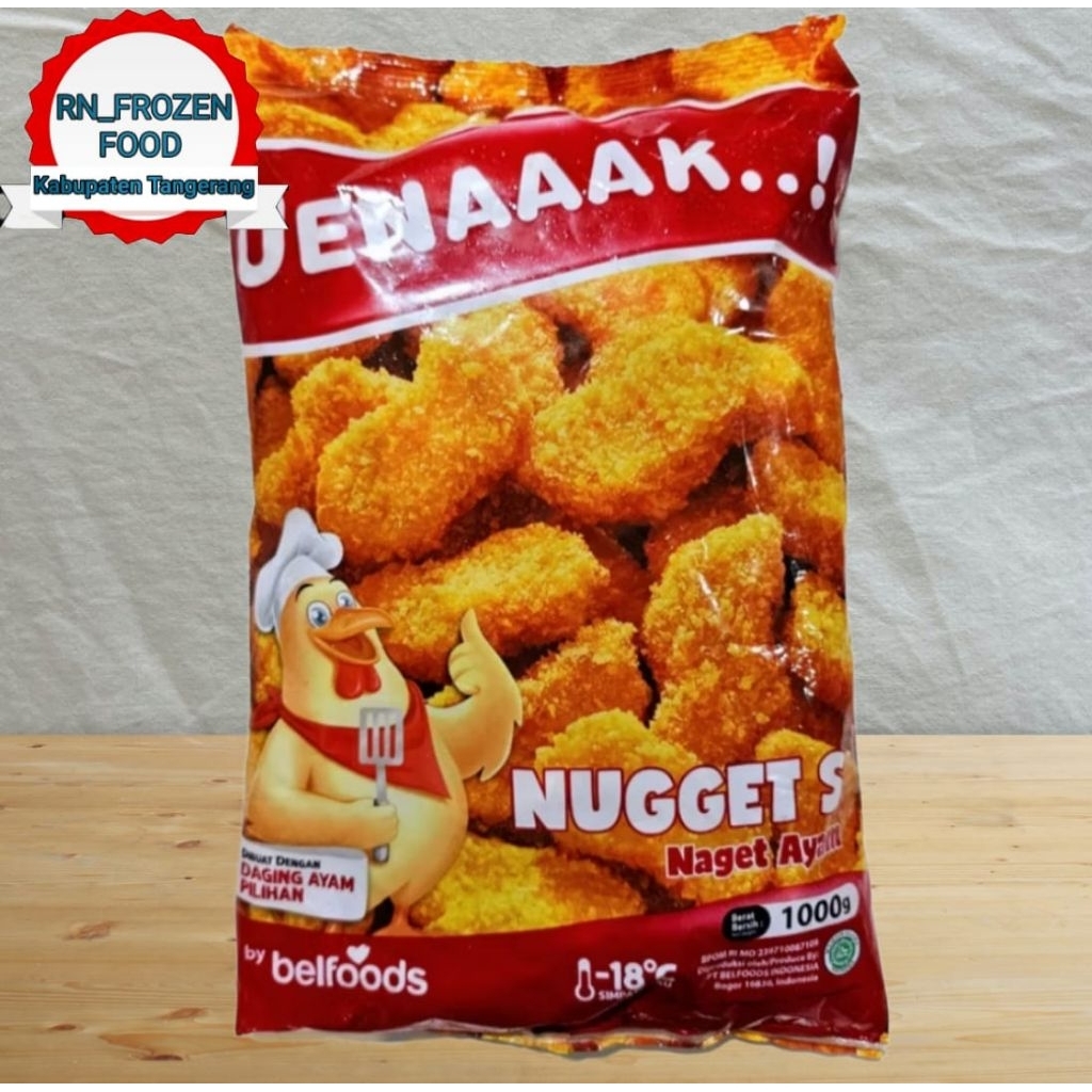 

BELFOODS UENAK NUGGET AYAM BENTUK S KEMASAN 1KG