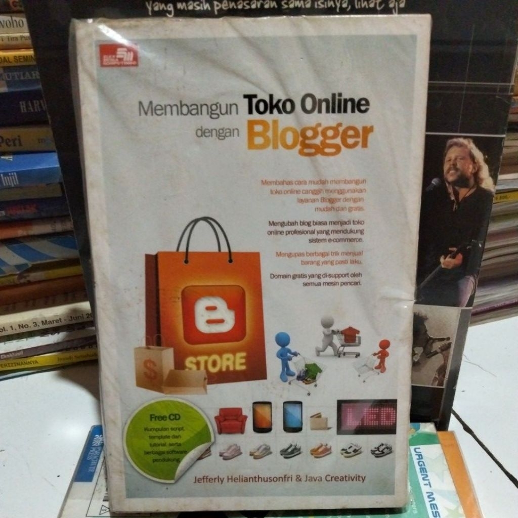 bangunan toko online dengan blogger