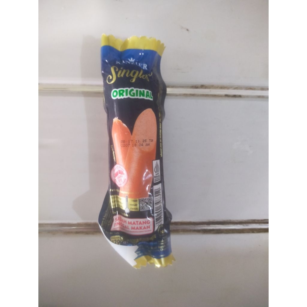 

Kanzler Singles Sosis Original / Kanzler Sosis Siap Makan
