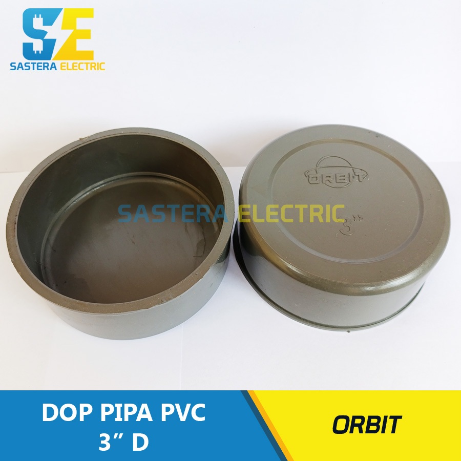 Dop Pipa 3" inch PVC Orbit | Cap 3" in | Tutup Pipa 3" inch | Dop Polos 3 inch | Dop 3 inch D