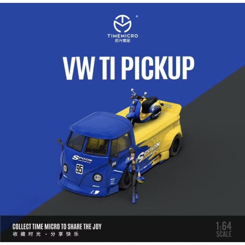 time micro x moreart volkswagen T1 pickup 1 set