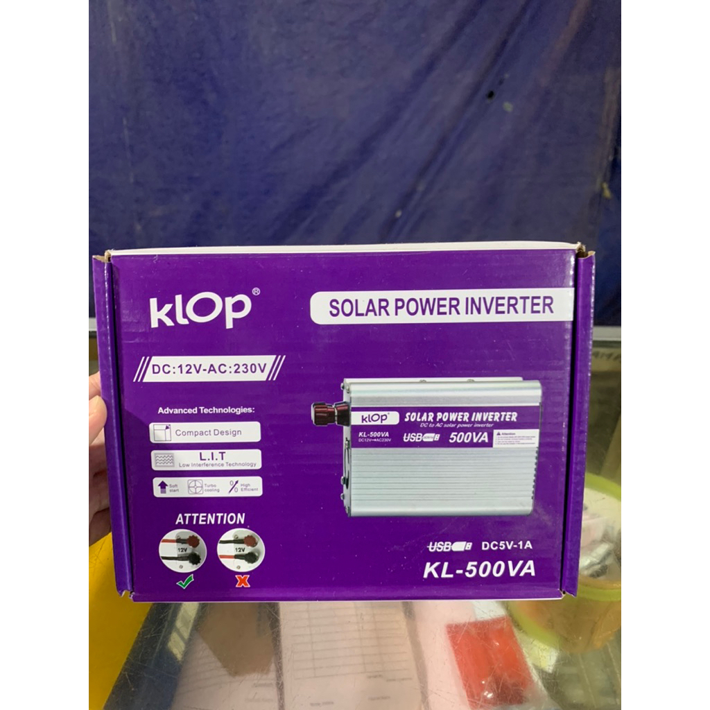 KLOP SOLAR POWER INVERTER