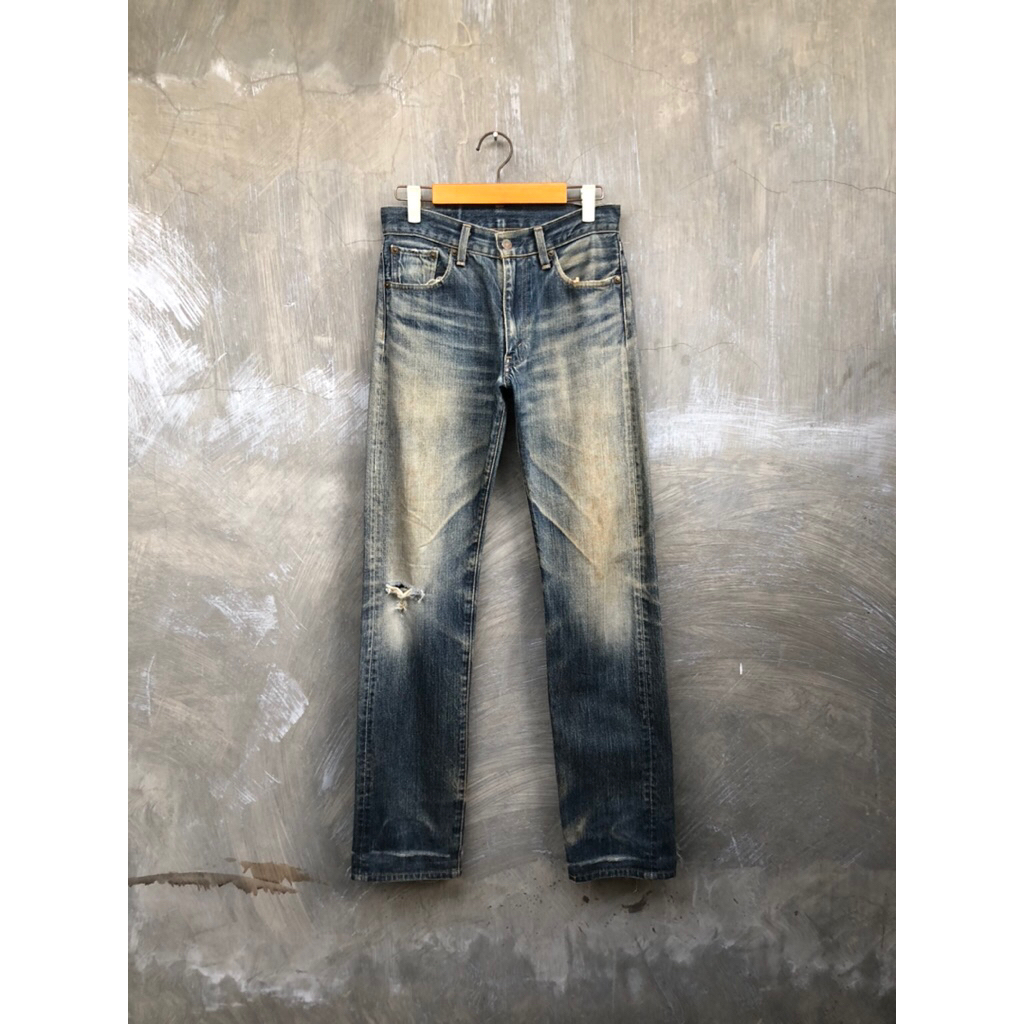 Vintage Levis 505 Distressed Fading Denim