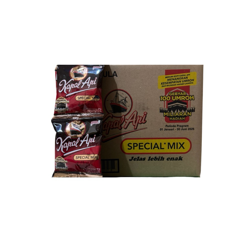 

Kapal api special mix 1dus (12 renteng)