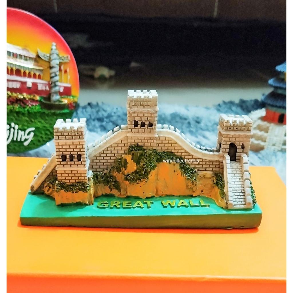 Pajangan Tembok Besar Cina RRC 3D ORI China - Patung Tembok Besar Raksasa Pajangan Great Wall China 