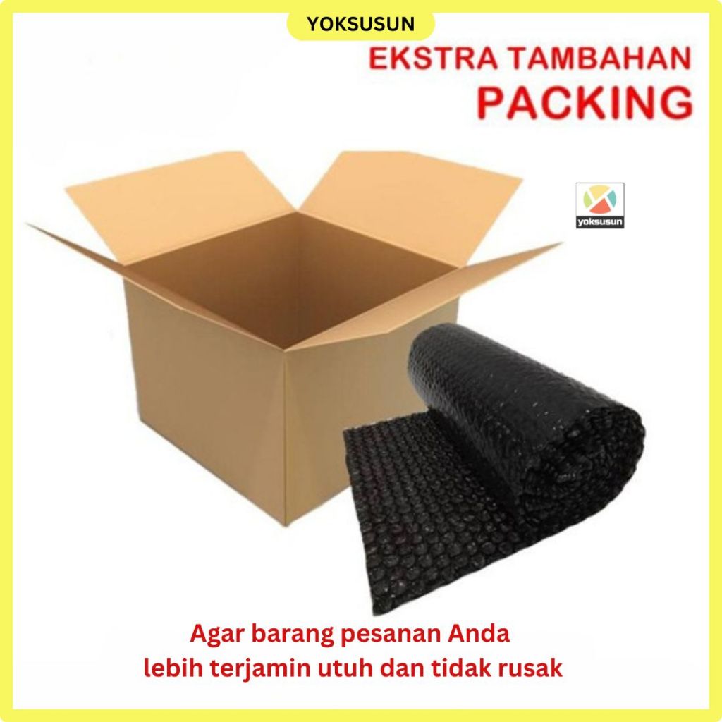 

EXTRA Packing dengan lapisan karton dan bubble wrap
