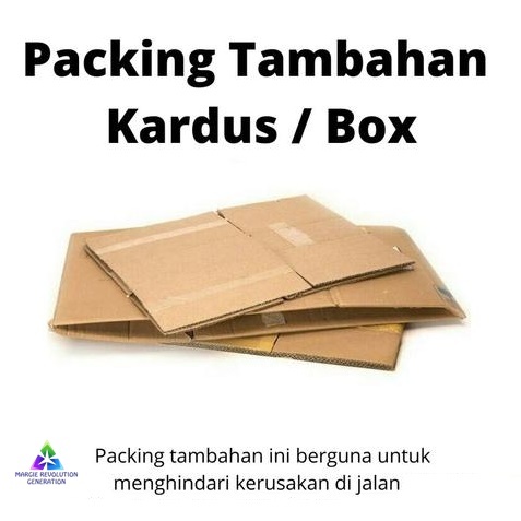 

EXTRA TAMBAHAN PACKING KARDUS (EXTRA SAFETY PACKING) MRG