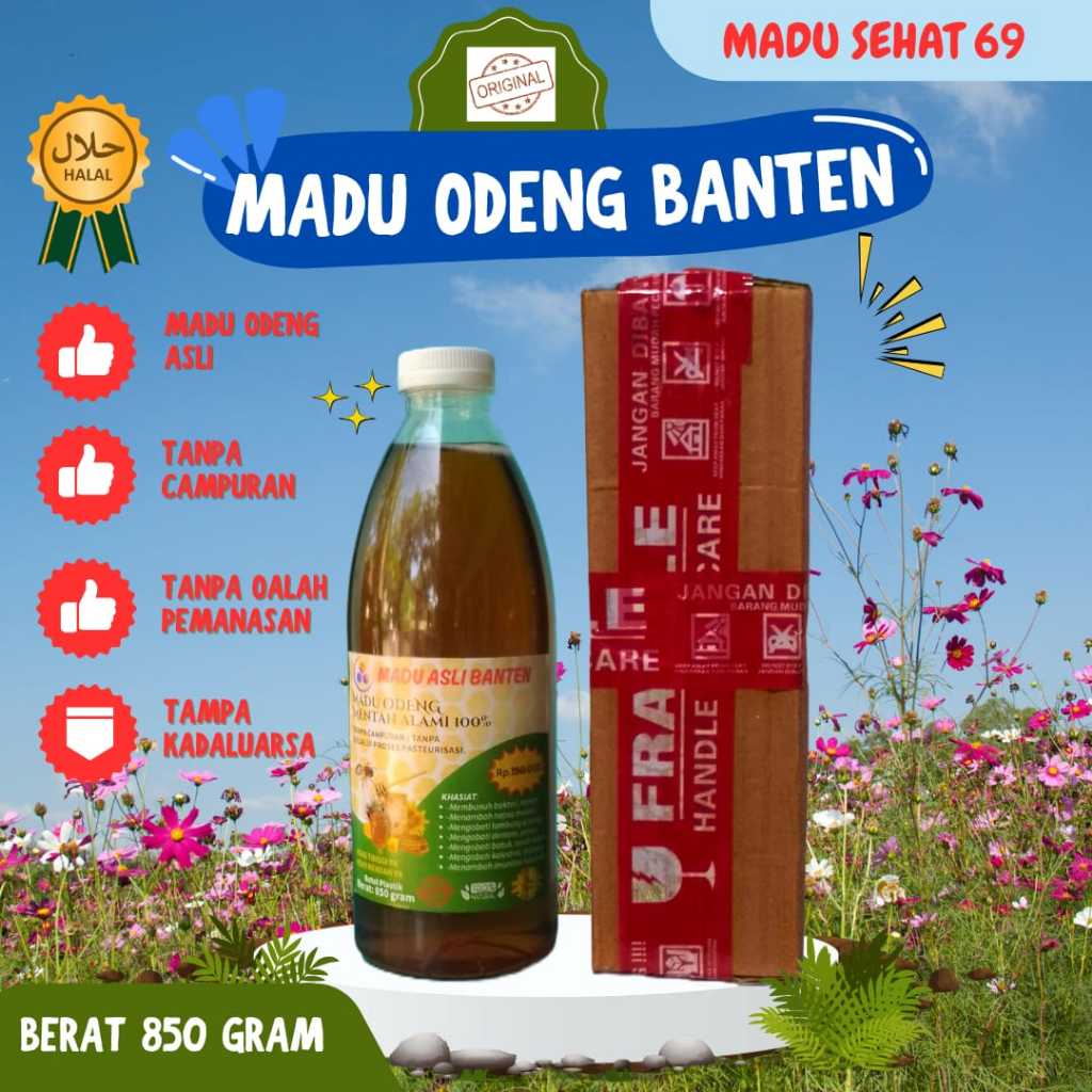 

PROMO: Madu Odeng Asli Banten Madu Tanpa Campuran Tanpa Olahan Pemanasan (berat 850 gram)