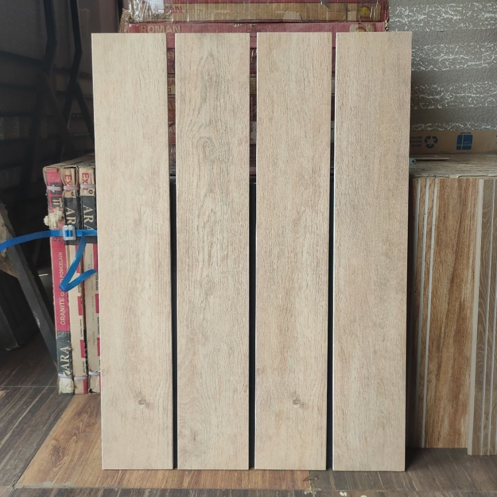 Granit lantai 15x90.D Mahogany Pine/Roman