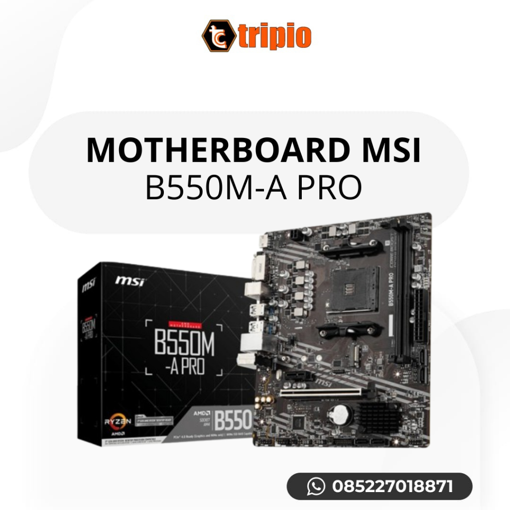 MOTHERBOARD MSI B550M-A PRO