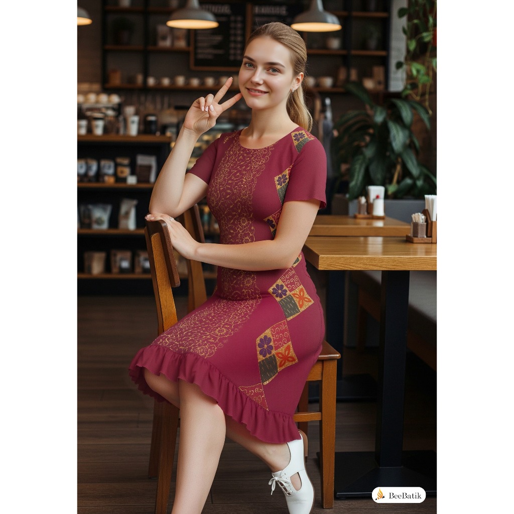 Daster Batik Rayon Soft Terbaru Ori BeeBatik Pekalongan