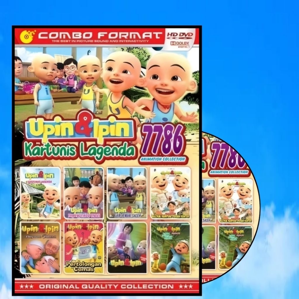 KASET DVD ANAK-ANAK - KASET DVD FILEM KOLEKSI UPIN&IPIN - KASET FILEM ANAK-ANAK