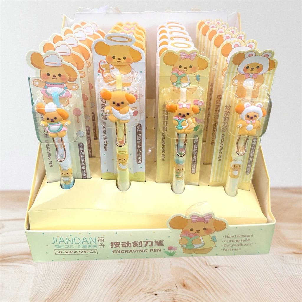 

Pulpen JIANDAN / Engravin Pen / Pulpen Ukir Tekan Karakter Berbagai Macam / Pulpen 4 Fungsi