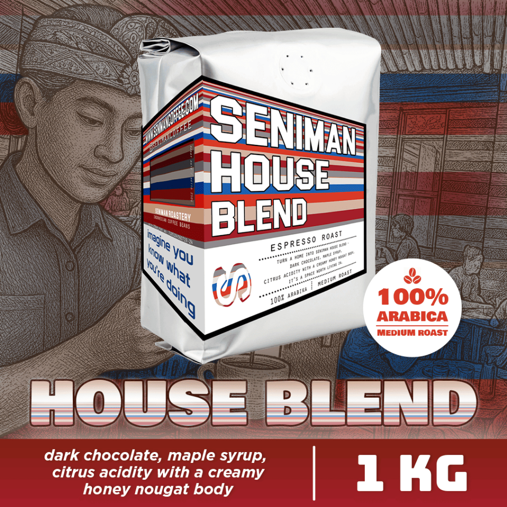 1Kg Seniman Coffee Beans / Biji Kopi House Blend