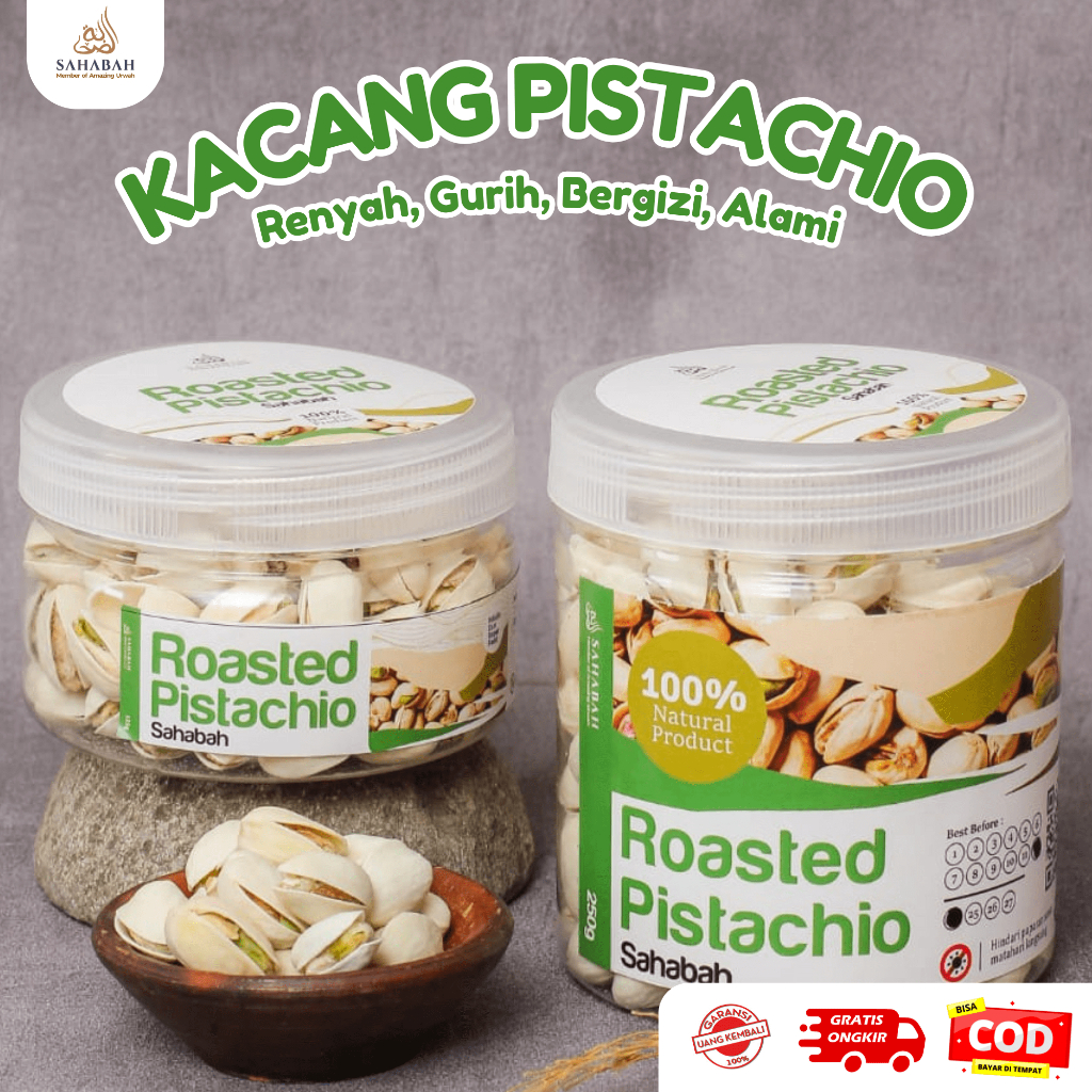 

Kacang Pistachio Fustuk Premium Panggang Renyah Pistacio Oleh Oleh Haji Umroh Cemilan Sehat