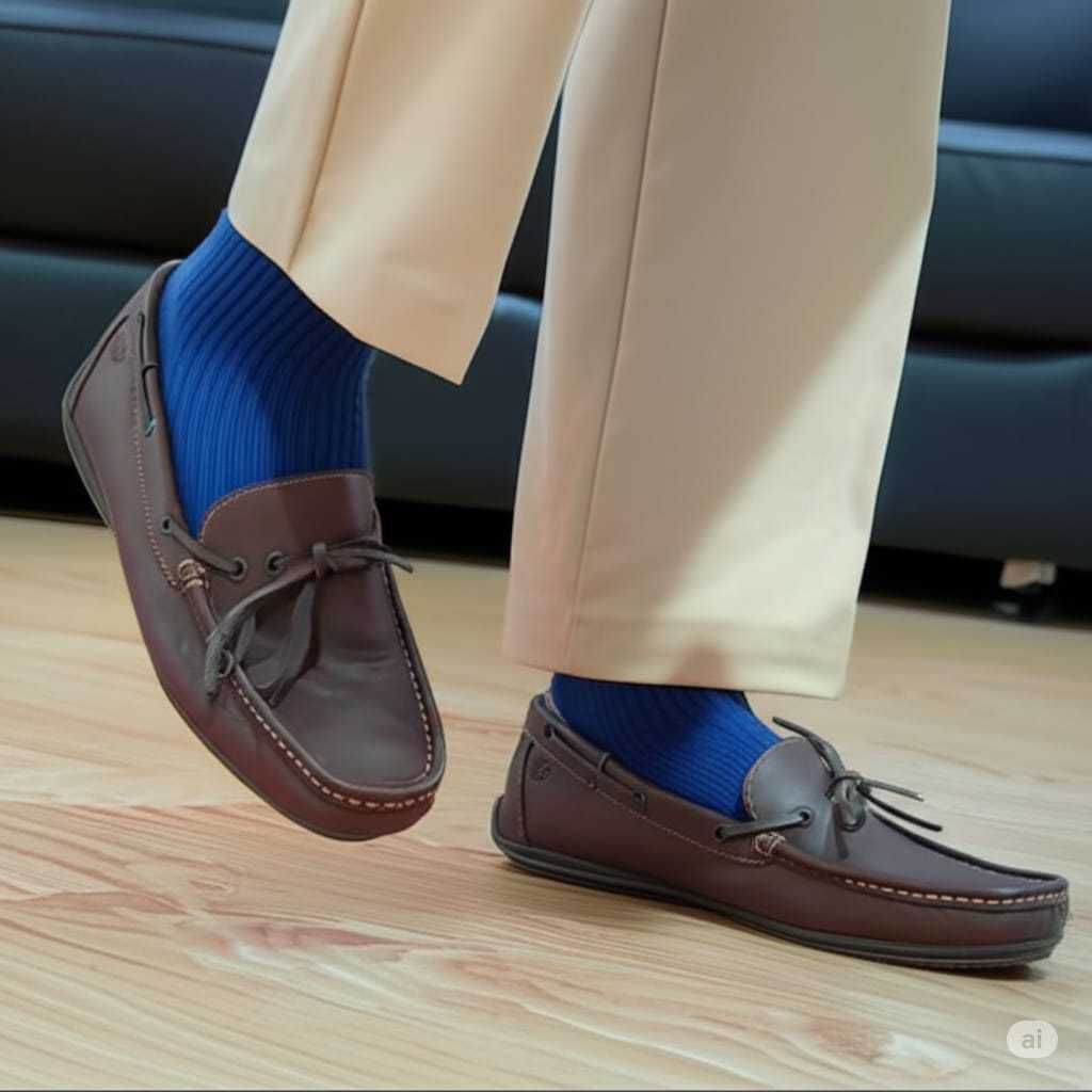 Sepatu pria Rockport Cortson loafer Pinecone original