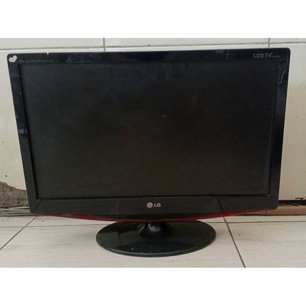 Monitor Lcd TV merk LG 22inch mati total