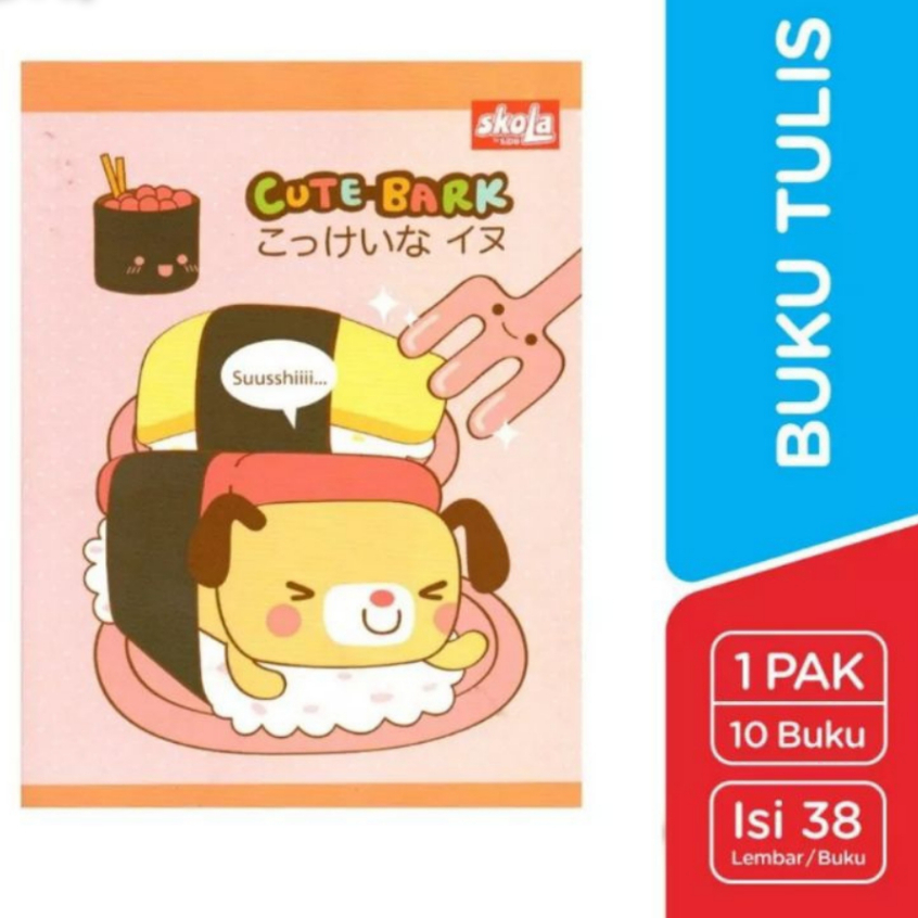 

Buku Tulis Sekola 38 (Pack / 10buku)
