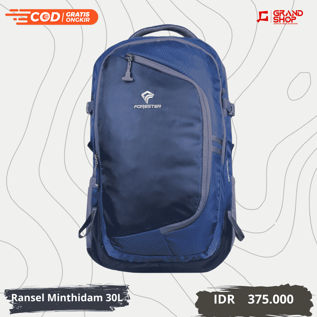 Tas Ransel Laptop 20529 Minthidam 30L + CB Forester