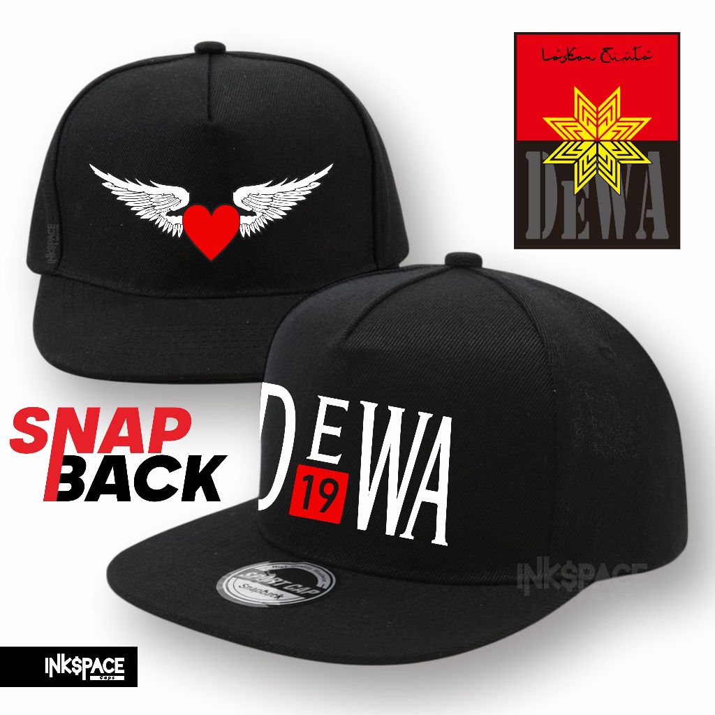 Topi Snapback DEWA 19 Model HIP HOP Strap Belakang Bisa Diatur pria Wanita Premium Quality