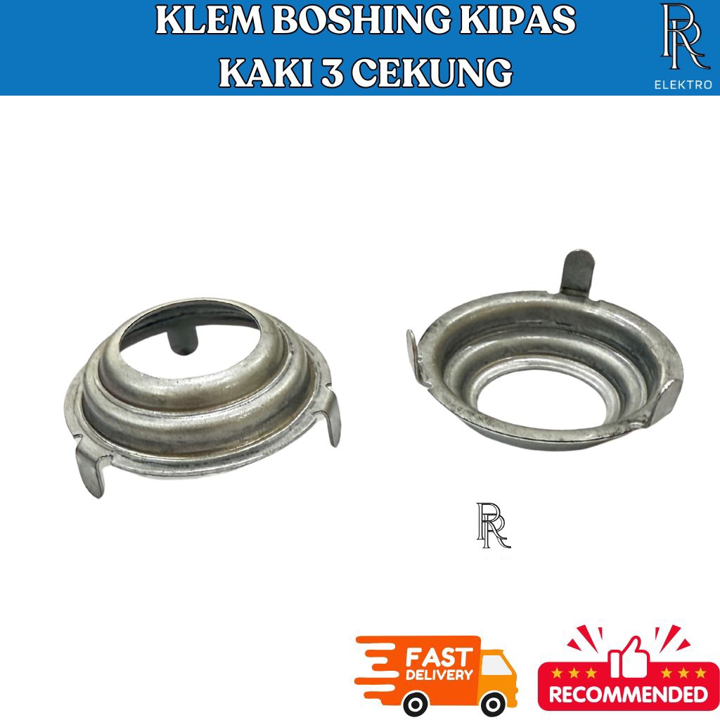 klem boshing kipas kaki cekung klem boshing kipas angin 16-18 inch klem boshing as 8mm