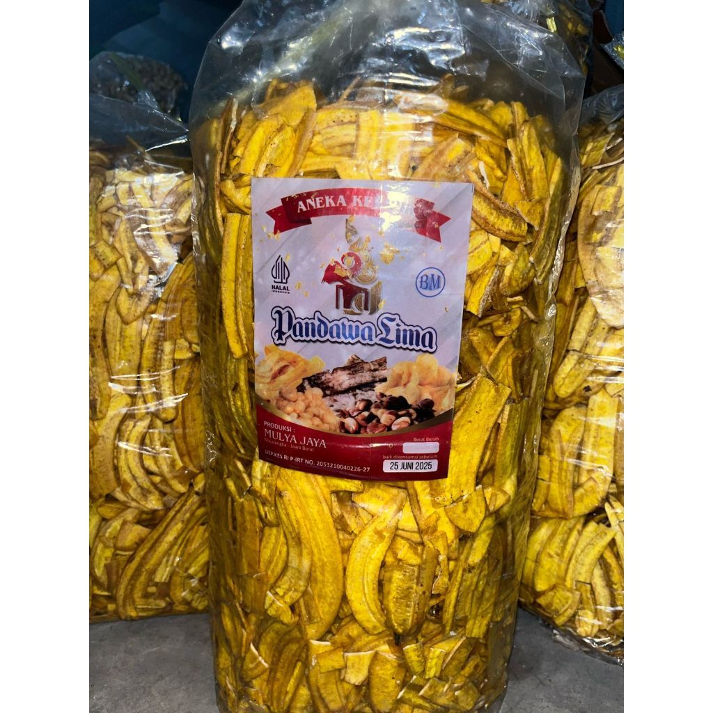 

Sehati Snack - Keripik Pisang Kriuk Renyah Gurih dan Asin Panjang LY | 250gr, 500gr Ecer