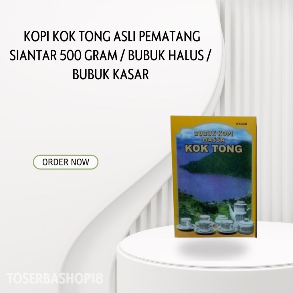 

Kopi Kok Tong Asli Pematang Siantar 500 gram / Bubuk Halus / Bubuk Kasar