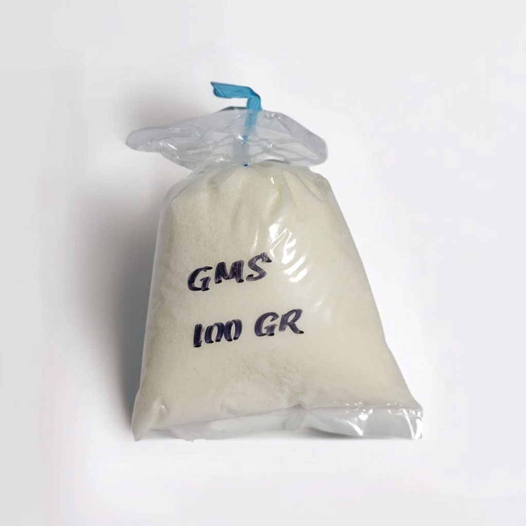 GMS (Glyceryl Monostearate) - 100 Gram (Emulsifier & Pengental)