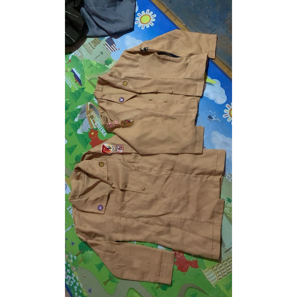 Baju Pramuka SMA Panjang&Crop