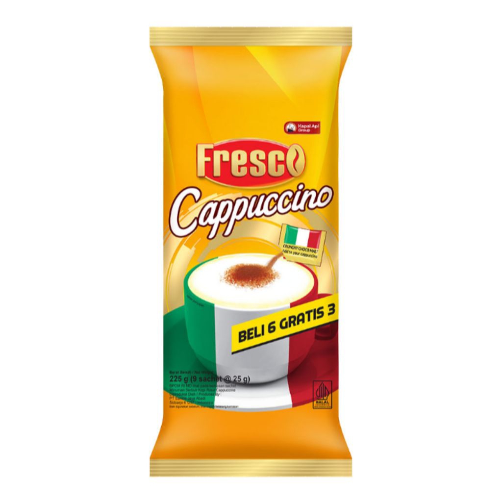 

Fresco Kopi Cappuccino 6+3x25gr